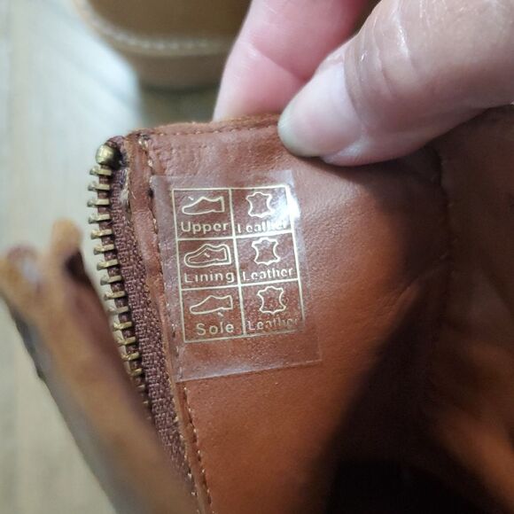 Portland Leather Company Patina Ankle Bootie Women's Size 7.5 Canyon, Nwot - Picture 10 of 10
